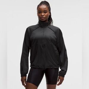 Lululemon Stretch-Satin Flocked Training Jacket XL EUC